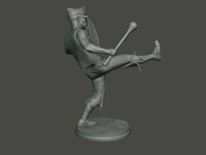 meme ata&uacute;d bailando c 015 Modelo de impresión 3D