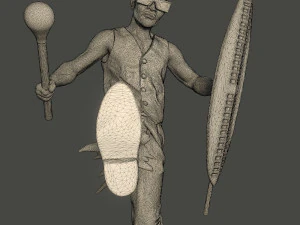 meme ata&uacute;d bailando c 015 Modelo de impresión 3D