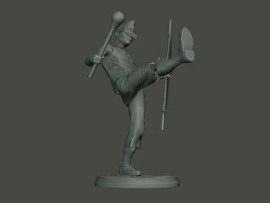 meme ata&uacute;d bailando c 015 Modelo de impresión 3D