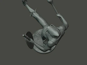 meme ata&uacute;d bailando c 015 Modelo de impresión 3D