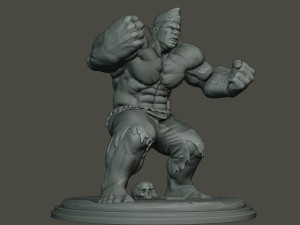dancing coffin meme monster gulk Model Cetak 3D
