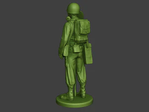 american engineer soldier ww2 stand a9 3D Print Model