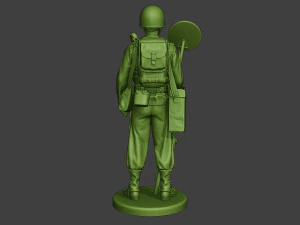 american engineer soldier ww2 stand a9 3D Print Model