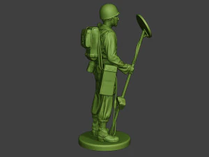 american engineer soldier ww2 stand a9 3D Print Model