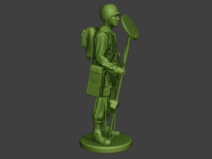 american engineer soldier ww2 stand a9 Model do druku 3D