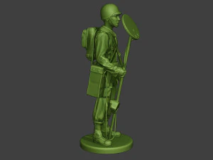 american engineer soldier ww2 stand a9 3D Print Model