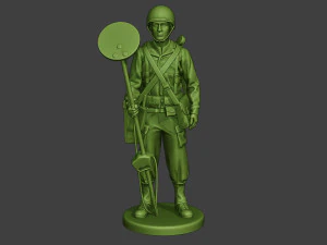 american engineer soldier ww2 stand a9 3D Print Model