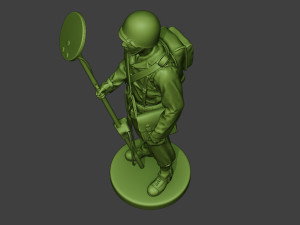 american engineer soldier ww2 stand a9 Model do druku 3D