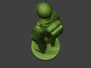 american engineer soldier ww2 stand a9 Model do druku 3D