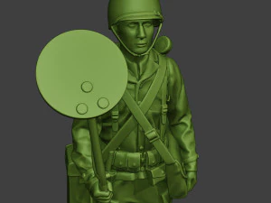 american engineer soldier ww2 stand a9 3D Print Model