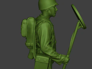 american engineer soldier ww2 stand a9 3D Print Model