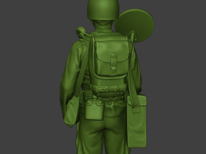 american engineer soldier ww2 stand a9 Model do druku 3D