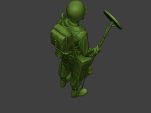 american engineer soldier ww2 stand a9 Model do druku 3D