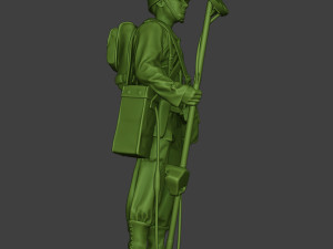 american engineer soldier ww2 stand a9 Model do druku 3D