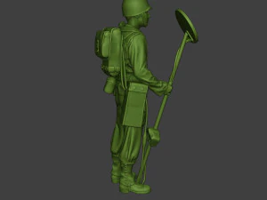 american engineer soldier ww2 stand a9 3D Print Model