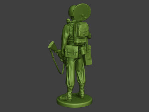 american engineer soldier ww2 stand2 a9 Modèles 3D en vedette