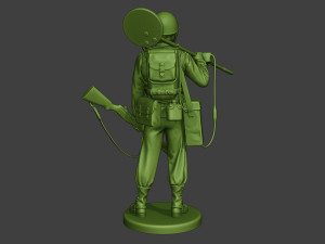 american engineer soldier ww2 stand2 a9 Modèles 3D en vedette