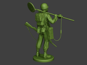 american engineer soldier ww2 stand2 a9 Modèles 3D en vedette
