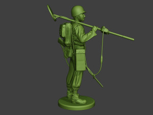 american engineer soldier ww2 stand2 a9 Modèles 3D en vedette