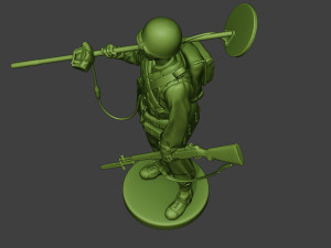american engineer soldier ww2 stand2 a9 Modèles 3D en vedette