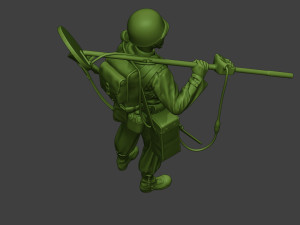 american engineer soldier ww2 stand2 a9 Modèles 3D en vedette