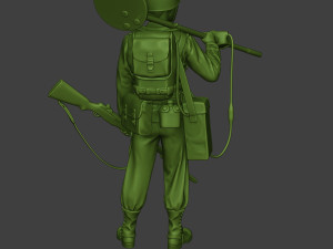 american engineer soldier ww2 stand2 a9 Modèles 3D en vedette