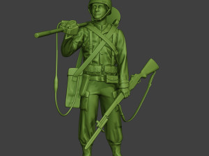 american engineer soldier ww2 stand2 a9 Modèles 3D en vedette