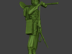 american engineer soldier ww2 stand2 a9 Modèles 3D en vedette