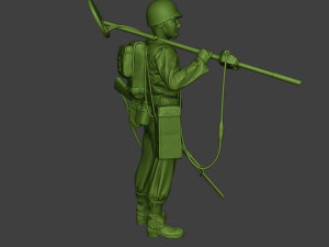 american engineer soldier ww2 stand2 a9 Modèles 3D en vedette