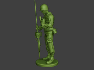 american engineer soldier ww2 talkradio a9 3D-Druckmodell