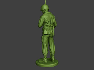 american engineer soldier ww2 talkradio a9 3D-Druckmodell