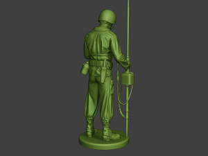 american engineer soldier ww2 talkradio a9 3D-Druckmodell
