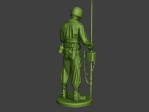 american engineer soldier ww2 talkradio a9 3D Print Model