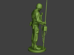 american engineer soldier ww2 talkradio a9 3D-Druckmodell