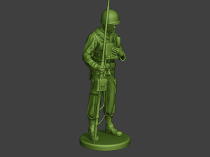 american engineer soldier ww2 talkradio a9 3D-Druckmodell