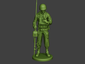 american engineer soldier ww2 talkradio a9 3D-Druckmodell
