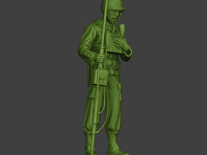american engineer soldier ww2 talkradio a9 3D-Druckmodell