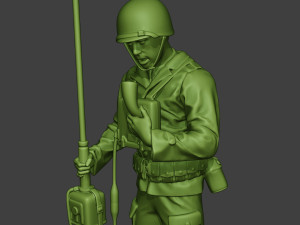 american engineer soldier ww2 talkradio a9 3D-Druckmodell
