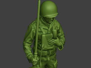 american engineer soldier ww2 talkradio a9 3D-Druckmodell