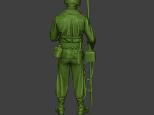 american engineer soldier ww2 talkradio a9 3D-Druckmodell