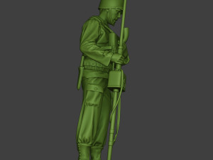 american engineer soldier ww2 talkradio a9 3D-Druckmodell