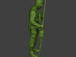 american engineer soldier ww2 talkradio a9 3D-Druckmodell