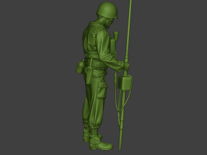 american engineer soldier ww2 talkradio a9 3D-Druckmodell