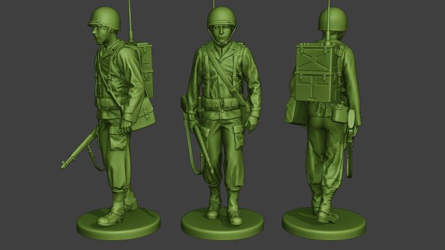 american engineer soldier ww2 walk a9 3D प्रिंट मॉडल .c4d .max .obj .3ds .fbx .stl .blend 