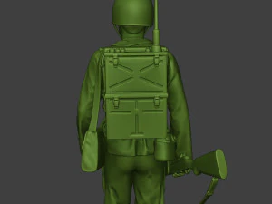 american engineer soldier ww2 walk a9 3D Print Model