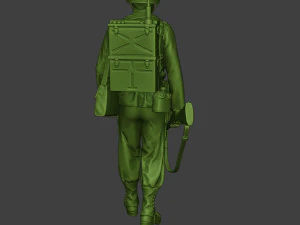 american engineer soldier ww2 walk a9 3D Print Model