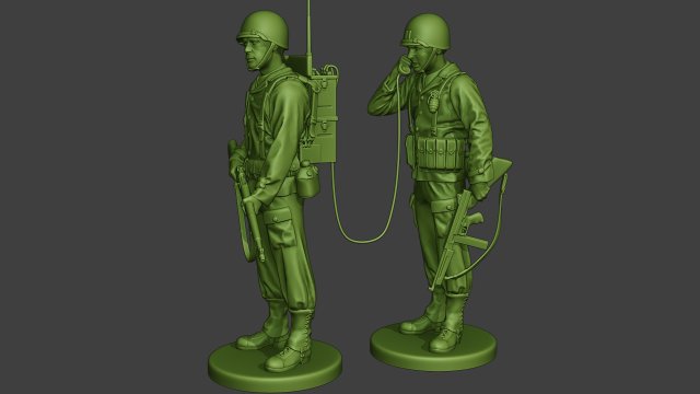 american engineer soldiers ww2 scr-300 a9 3D Print Model .c4d .max .obj .3ds .fbx .stl .blend 