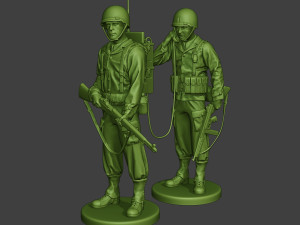 american engineer soldiers ww2 scr-300 a9 3D Print Model