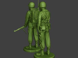 american engineer soldiers ww2 scr-300 a9 3D Print Model