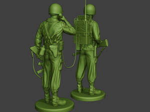 american engineer soldiers ww2 scr-300 a9 3D Print Model